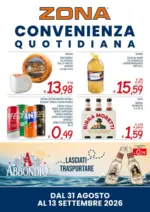 ZONA Convenienza quotidiana - al 13.09.2026