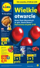 Wielkie otwarcie Lidla w Nowym Dworze Mazowieckim Lidl &ndash; do 05.09.2026
