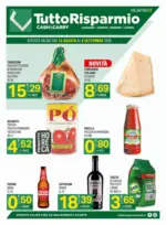 Tutto Risparmio Cash&Carry OFFERTE VALIDE DAL 24 AGOSTO AL 6 SETTEMBRE 2026 - al 06.09.2026