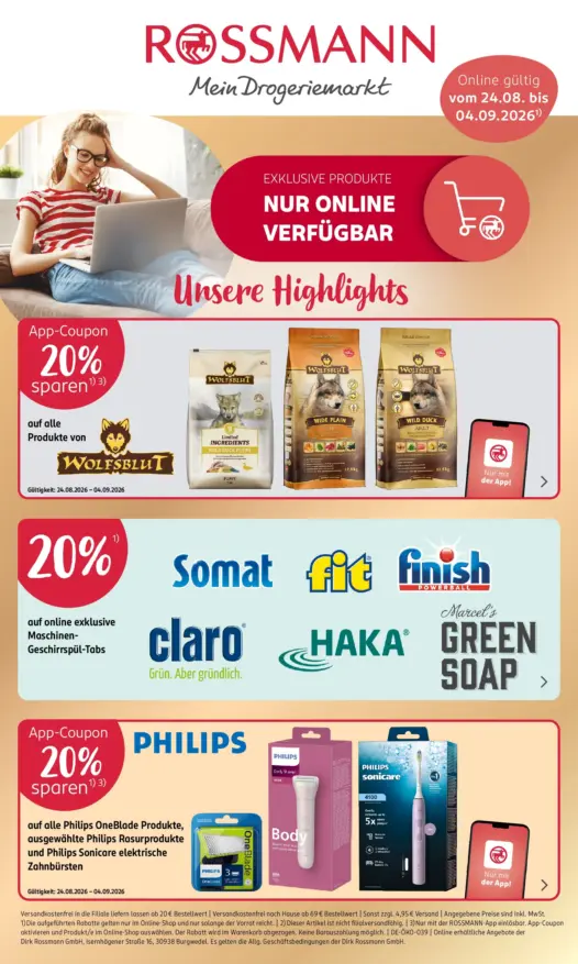 Rossmann: Onlineprospekt
