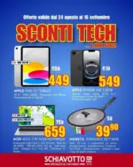 SCHIAVOTTO S.r.l. Sconti tech - al 16.09.2026