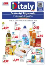 D'Italy La via del risparmio - al 06.09.2026