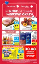 Gazetka Carrefour Market w SUMIE od czwartku WEEKEND OKAZJI Carrefour &ndash; do 30.08.2026
