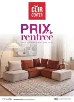 Cuir Center Prix rentr&eacute;e - au 29.08.2026