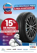 Speedy Vos nouveaux pneus &agrave; prix avantageux - au 31.08.2026