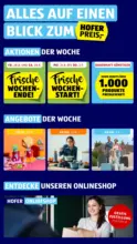 HOFER HOFER: Flugblatt - ab 28.08.2026