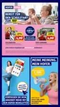 HOFER HOFER: Flugblatt - ab 28.08.2026