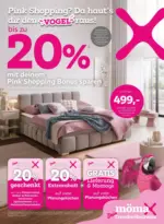 M&ouml;maX bis zu 20 mit deinem Pink Shopping Bonus sparen - bis 30.08.2026
