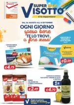 Supermercati Visotto DAL 26 AGOSTO ALL'8 SETTEMBRE - al 08.09.2026
