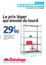 Mr Bricolage SP&Eacute;CIAL RANGEMENT - au 13.09.2026