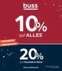 buss - 10 % auf Alles - g&uuml;ltig bis 21.09.2026