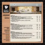 Potrefen&aacute; Husa Poledn&iacute; menu &ndash; do 28.08.2026