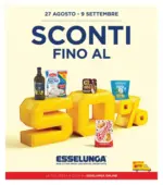ESSELUNGA SPA Sconti fino al 50 - al 09.09.2026