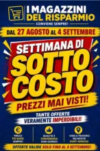 Magazzini del Risparmio offline - al 04.09.2026