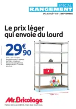 Mr Bricolage SP&Eacute;CIAL RANGEMENT - au 13.09.2026