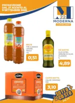 Moderna Cash PROMOZIONE DAL 27 AGOSTO AL 9 SETTEMBRE 2026 - al 09.09.2026