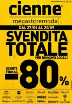 Cienne Megastore Moda Svendita totale - al 20.09.2026