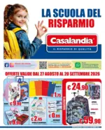 Casalandia LA SCUOLA DEL RISPARMIO - al 20.09.2026