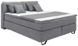 Boxspringbett Tabea Grau ca. 180x200cm