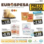 Eurospesa Prezzi shock - al 09.09.2026