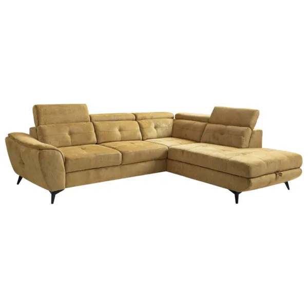Ecksofa mit Bettfunktion und Bettkasten