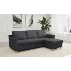 Ecksofa mit Bettfunktion und Bettkasten
