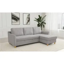 Ecksofa mit Bettfunktion und Bettkasten