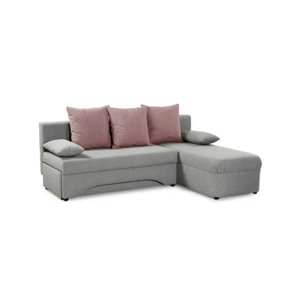 Ecksofa mit Bettfunktion und Bettkasten