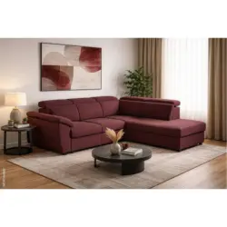 Ecksofa mit Bettfunktion und Bettkasten