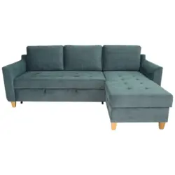 Ecksofa mit Bettfunktion und Bettkasten