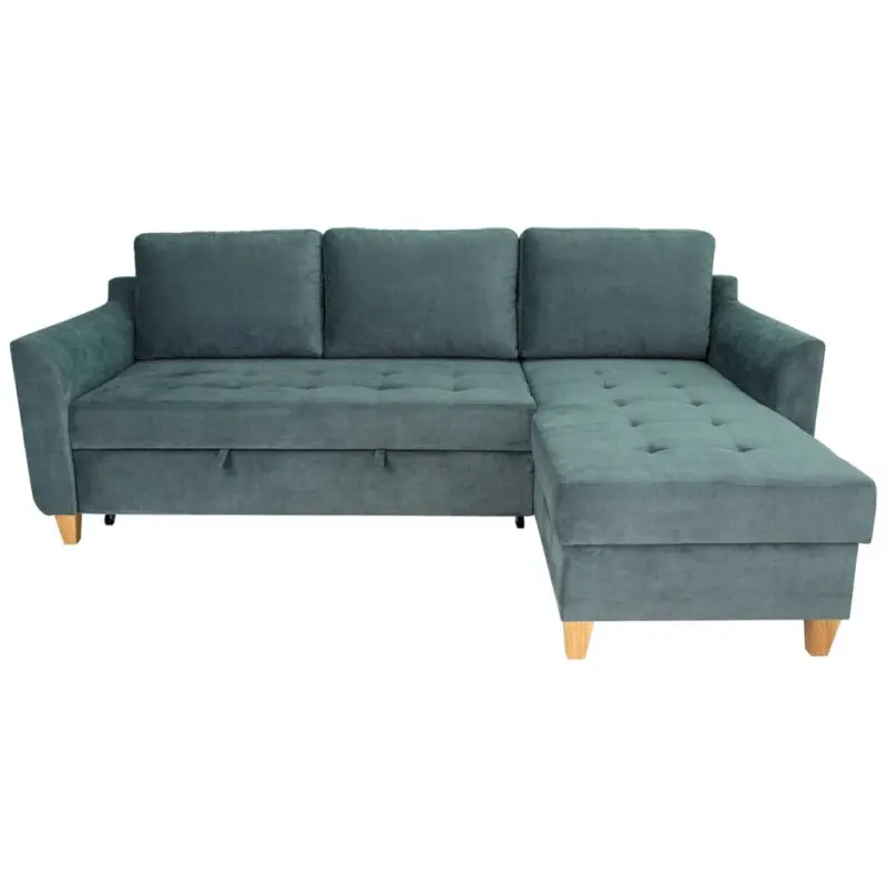 Ecksofa mit Bettfunktion und Bettkasten