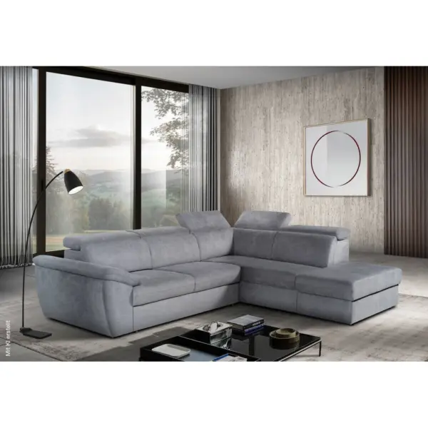Ecksofa mit Bettfunktion und Bettkasten