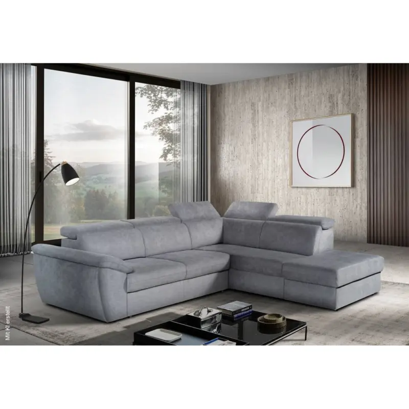 Ecksofa mit Bettfunktion und Bettkasten