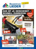 Bauzentrum Lieder GmbH & Co.KG Bauzentrum Lieder: DAS IST JA FAST GESCHENKT - SCHNELL ZUGREIFEN! - bis 06.10.2026