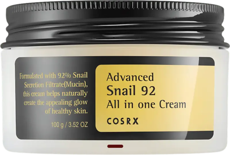 Cremă de față hidratantă cu 92% extract de melc