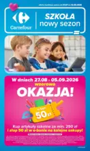 Gazetka Szkoła w SUMIE wzorowa OKAZJA Carrefour &ndash; do 12.09.2026