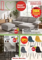 Maxi Bazar Catalogue mobilier Maxi Bazar - au 27.09.2026