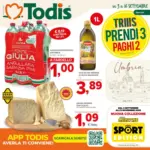 Todis Triiis prendi 3 paghi 2 - al 16.09.2026