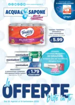 Acqua & Sapone SRL Societ&agrave; Consortile Le offerte viste in Ti - al 19.09.2026