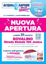 Acqua & Sapone SRL Societ&agrave; Consortile Nuova apertura - al 20.09.2026