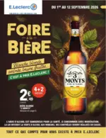 E.Leclerc OP REGION - FOIRE A LA BIERE - au 12.09.2026