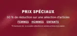 Pepe Jeans PRIX SP&Eacute;CIAUX 50 % de r&eacute;duction sur une s&eacute;lection d'articles - au 13.09.2026