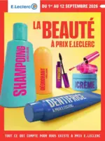 E.Leclerc BEAUTE AUTOMNE - du 01.09.2026