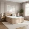 Boxspringbett Chester Terracotta ca. 180x200cm