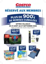 Costco R&Eacute;SERV&Eacute; AUX MEMBRES - au 27.09.2026