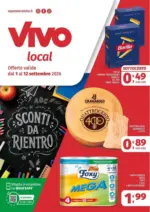 Vivo Supermercati Sconti da rientro - al 12.09.2026