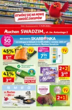 Gazetka Hipermarket Auchan Swadzim Auchan &ndash; do 09.09.2026