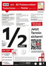 XXXLutz - Ihr M&ouml;belhaus in Augsburg - XXXLutz.de Polsterm&ouml;beltesterinnen und -tester gesucht - bis 05.09.2026
