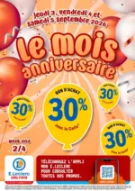 SA SOC COOPER GROUPEM ACHAT CENTRE LECLERC ANNIVERSAIRE 2 - au 31.10.2026