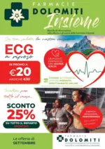 Farmacie Dolomiti Le offerte di Settembre - al 30.09.2026